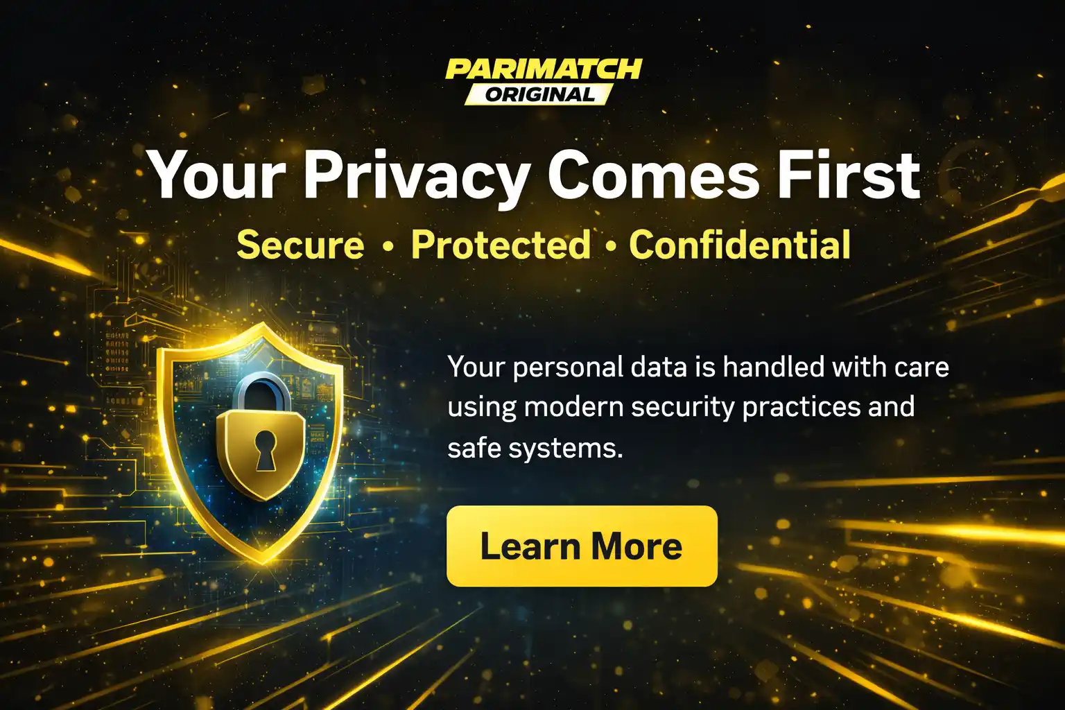 Your Privacy Comes First